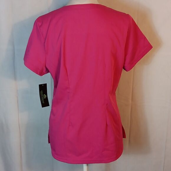 Natural Uniforms Cool Stretch V-neck Women's Scrub Top - Picture 4 of 8